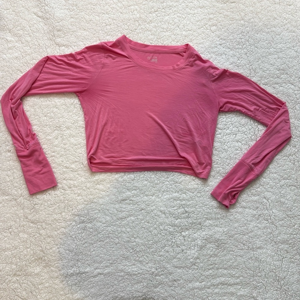 Pink Long Sleeve Women's Top